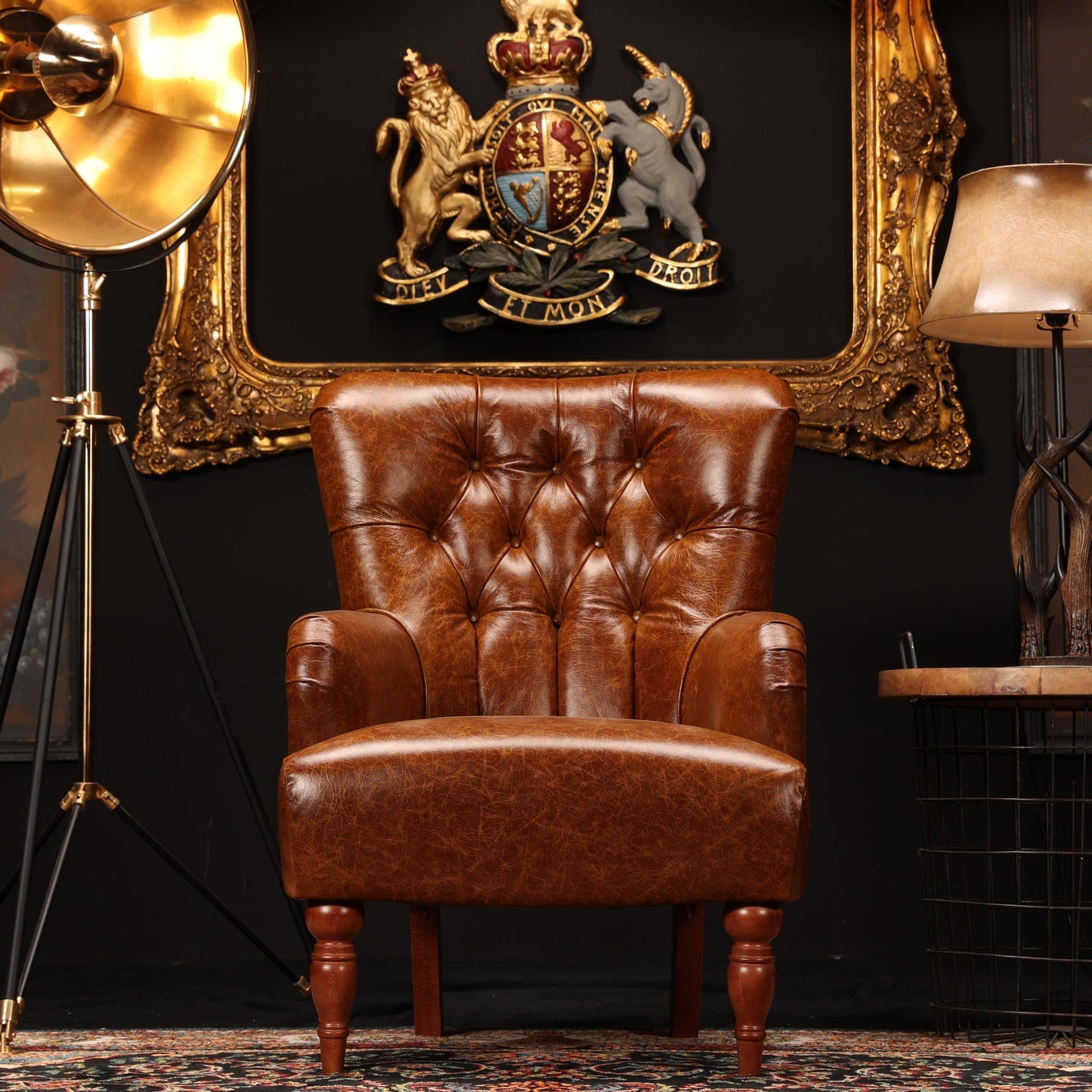 Regency Chesterfield Arm Chair